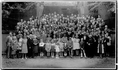 Das Gruppenbild vom Sippentag 1952 in Bodenfelde